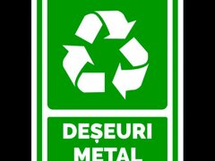 Semn pentru deseuri metal