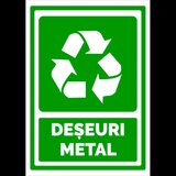 Semn pentru deseuri metal